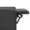 vidaXL atpūtas krēsls, paceļams, tum&scaron;i pelēks audums