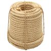 vidaXL virve, 20 mm, 100 m, 100% sizals