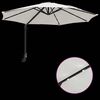 vidaXL Dārza parasols Smil&scaron;u 248 x 248 x 148 cm Poliesters un tērauds