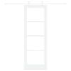 vidaXL Slīdošās durvis Balts 73,5 x 211 cm