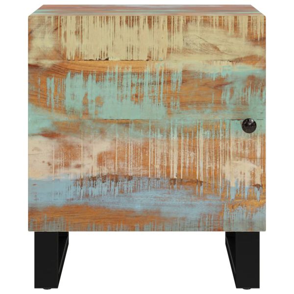 vidaXL naktsskapī&scaron;i, 2 gab., 40x33x46 cm, pārstrādāts masīvkoks