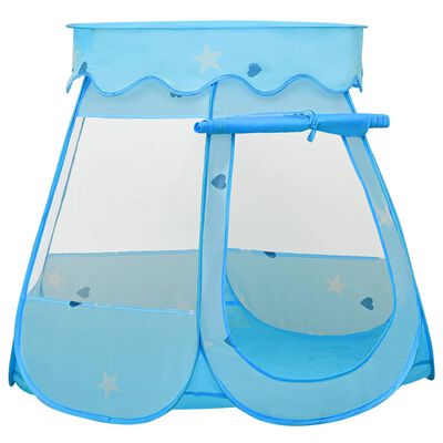 vidaXL rotaļu telts, zila, 102x102x82 cm