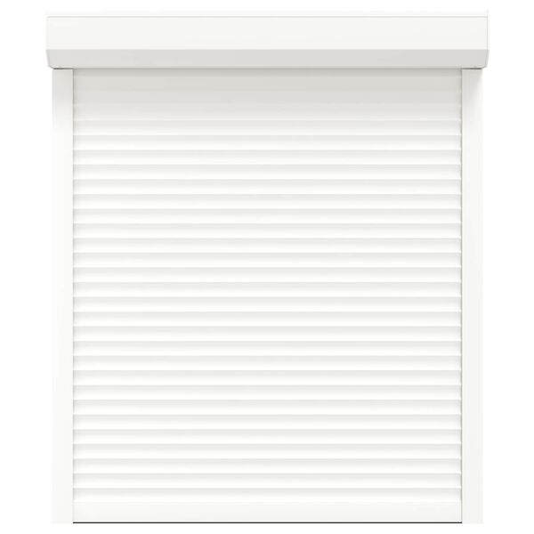 vidaXL Rullo aizsegs Balts 110 x 130 cm Alumīnijs un poliuretāns