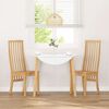 vidaXL Ēdamistabas krēsli 2 gab. masīvkoka gumija