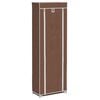 Auduma Apavu Plaukts 57 x 29 x 162 cm Brūns