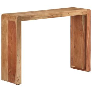 vidaXL konsoles galds, 110x30x76 cm, akācijas masīvkoks