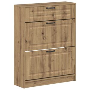 vidaXL Apavu skapis UTRECHT 78 x 24 x 100 cm Inženierijas koks