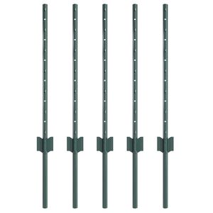 vidaXL Iegultais žogs 5 gab. Zaļa 100 cm