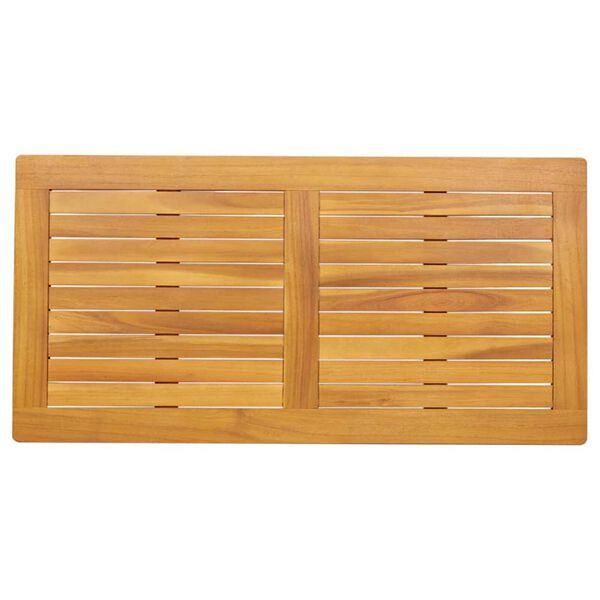 vidaXL Galda virsma Eļļa dabīgā 100 x 50 x 2 cm Cietā akācijas koks