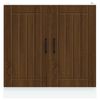 vidaXL izlietnes pamatnes skapis "Lucca" Brown Oak Engineered Wood