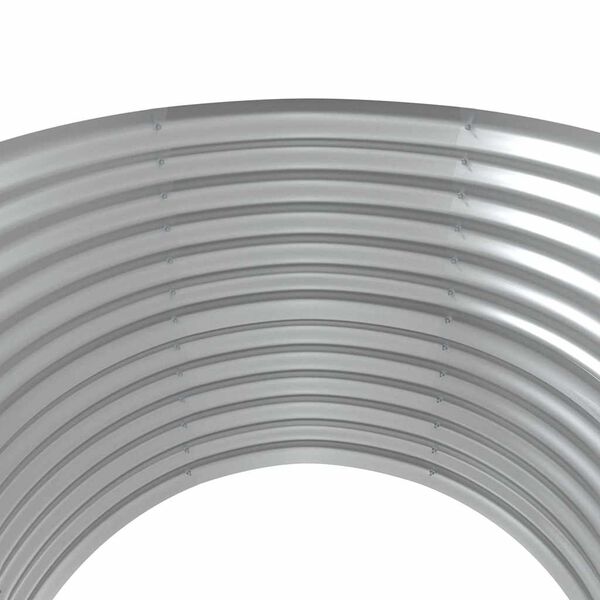 vidaXL augstā puķu kaste, 100x100x68 cm, cinkots tērauds, brūna