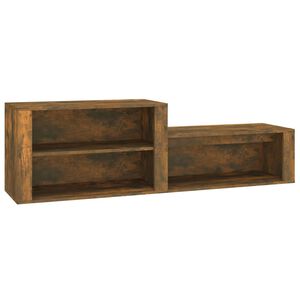 vidaXL apavu plaukts, ozolkoka krāsa, 150x35x45 cm, inženierijas koks
