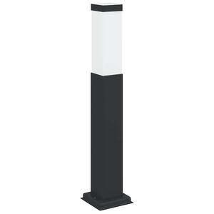 vidaXL stabveida gaismeklis, 50 cm, melns, IP44