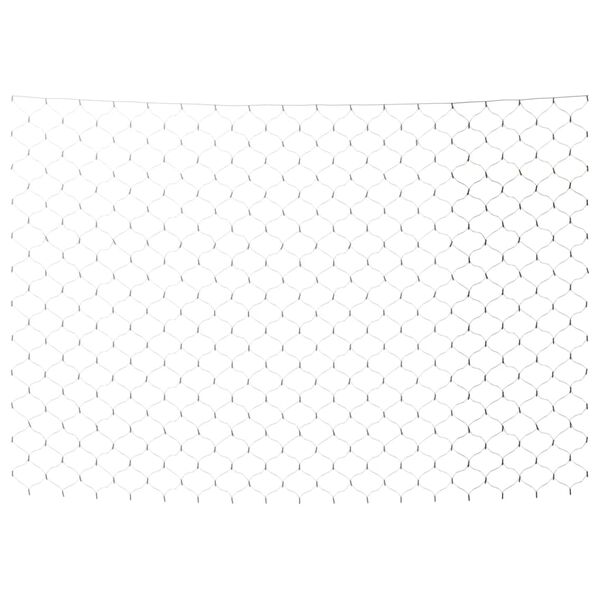 vidaXL Ziemassvētku lampiņu tīkls, 3x2 m, 204 vēsi baltas LED