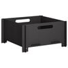 vidaXL Uguns bedre Melns 40 x 40 x 20 cm Tērauds