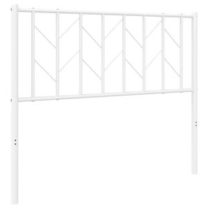 vidaXL gultas galvgalis, balts, 100 cm