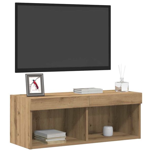 vidaXL TV skapī&scaron;u komplekts 2 pcs Artisānā ozols 80 x 30 x 30 cm