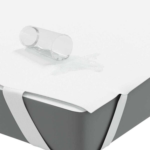 vidaXL matraču pārvalki, balta, 100x220 cm, ūdensdro&scaron;i