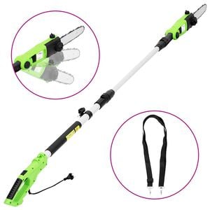 vidaXL elektriskas dārza zāģis, teleskopisks kāts, 25 cm, 710 W