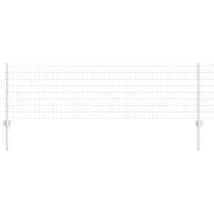 vidaXL Žogs ar stabu Sudraba 0,6 x 10 m Tērauds