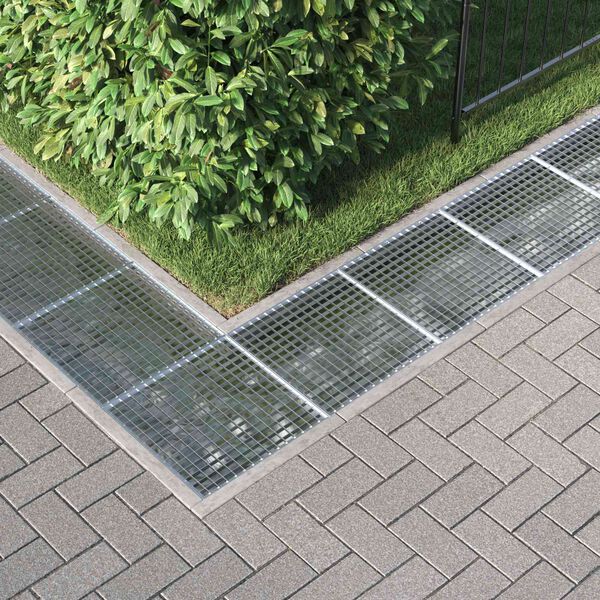 vidaXL Restes Sudraba 50 x 50 x 2 cm Karsti cinkots tērauds