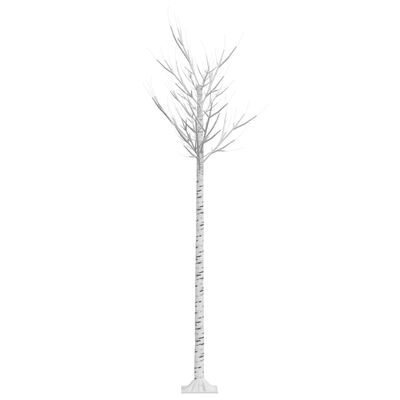vidaXL Ziemassvētku koks, 200 LED, silti balta gaisma, 2,2 m