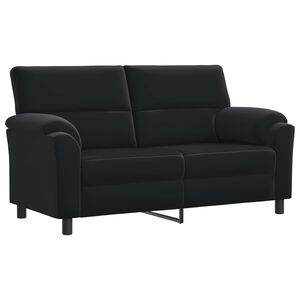 vidaXL Dīvāns Melns 174 x 85 x 93 cm Samts
