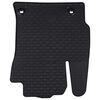 vidaXL Auto paklājs 4 pcs Melna Gumija