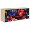 vidaXL Sienā montējams TV skapis KIEL 102 x 33 x 40 cm Sonomas ozols