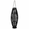vidaXL pakarināms svečturis, bambuss, melns, 95 cm
