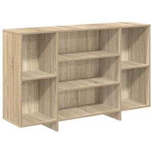 vidaXL kumode, ozolkoka krāsā, 120x30x75 cm, inženierijas koks