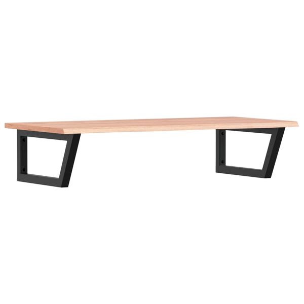 vidaXL izlietnes plaukts, stiprināms pie sienas, tērauds, ozola koks