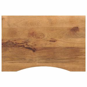 vidaXL galda virsma ar izliekumu, 90x50x2,5 cm, mango masīvkoks