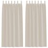 vidaXL Voile aizkaris 2 gab. Smil&scaron;u 245 x 140 cm Poliesters