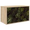 vidaXL Sienā montējams TV skapis ELBURG 69 x 33 x 40 cm Sonomas ozols
