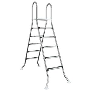 vidaXL Virszemes baseina kāpnes 224 x 175 cm 5-pakāpju