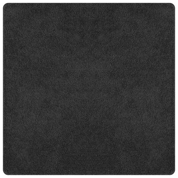 vidaXL Antiskrāpējoša Šagija Paklājs Tumši pelēks 120 x 120 cm PP