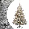 vidaXL Mākslīgā Ziemassvētku egle ar bumbiņu 180 cm 300 LED