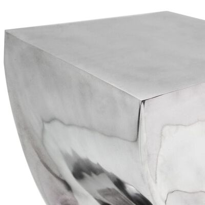 vidaXL izliektas formas beņķsi / galdiņš, alumīnijs, sudraba krāsā