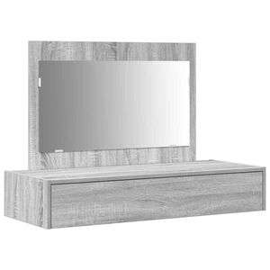 vidaXL Dressing galds Pelēka 100 x 40 x 70 cm Inženierijas koks
