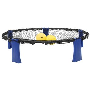vidaXL apaļo tīklu komplekts ar 3 bumbiņām un papildu sūkni &Oslash;90x20 cm