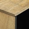 vidaXL Sideboard Brūna 80 x 33 x 75 cm mango masīvkoks