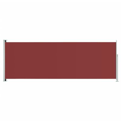 vidaXL izvelkams sānu aizslietnis, 220x600 cm, sarkans