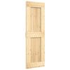 vidaXL Durvis NARVIK 70 x 210 cm Cieta priedes koks (neapstrādāts)