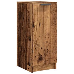 vidaXL apavu skapis, veca koka, 29,5x35x70 cm, inženierijas koks