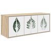 vidaXL Sienā montējams TV skapis HANAU 102 x 33 x 40 cm Sonomas ozols
