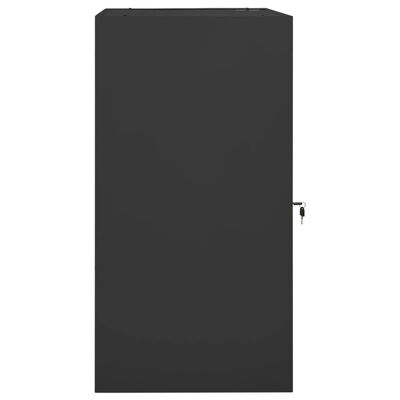 vidaXL seglu skapis, antracītpelēks, 53x53x105 cm, tērauds