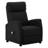 vidaXL elektrisks masāžas krēsls, melna mākslīgā āda