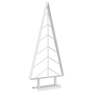 vidaXL Metāla Ziemassvētku egle ar statīvu KUOPIO 90 cm Tērauds Balts