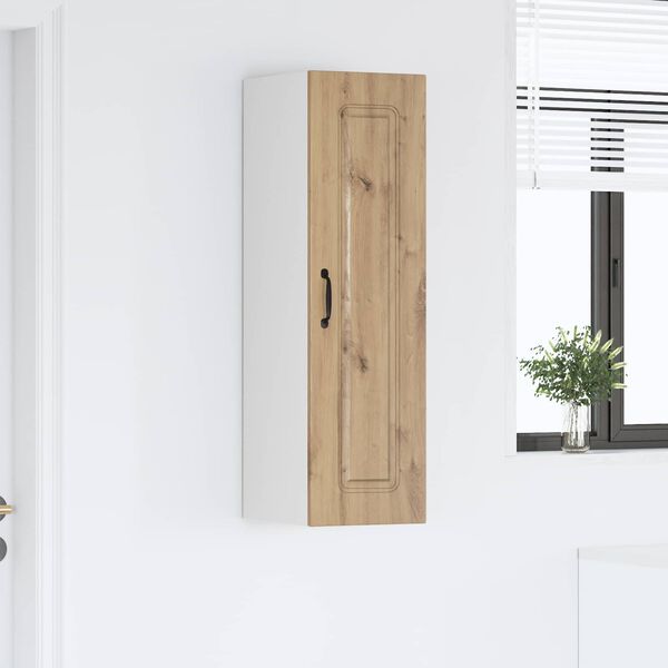 vidaXL Virtuves Skapis Kalmar Artisānā ozols 30 x 31 x 100 cm